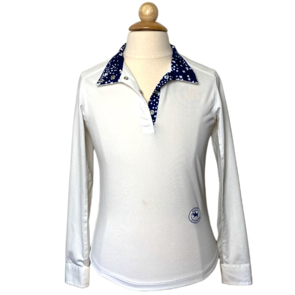 Essex Classics Girls Talent Yarn Long Sleeve Show Shirt Medium